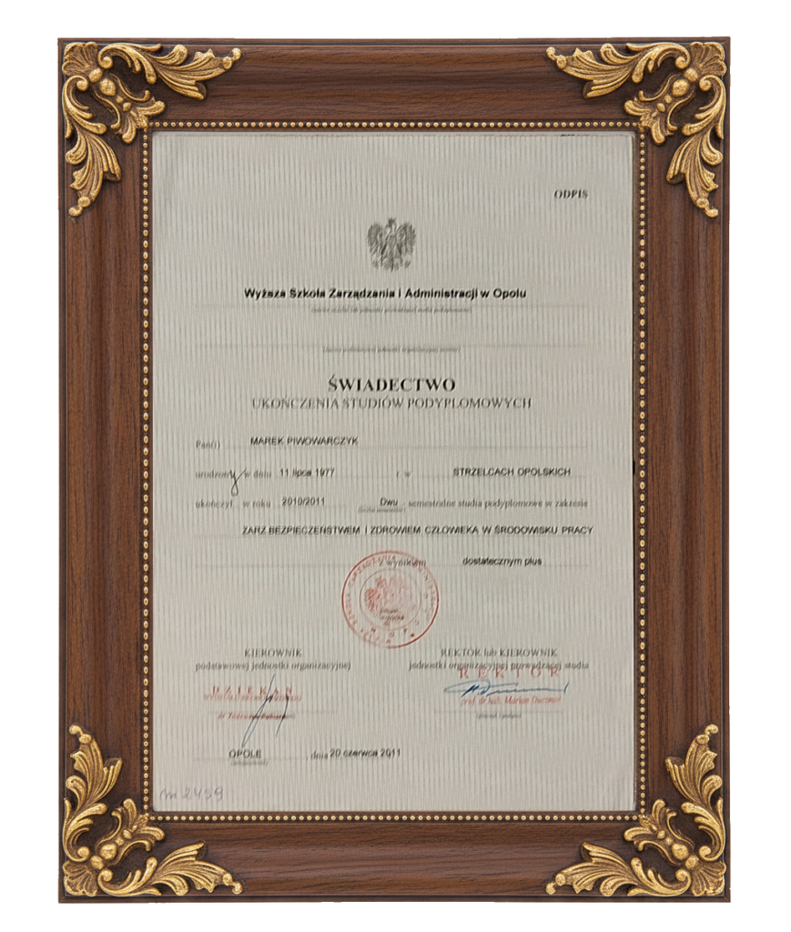 strzelce opolskie pedagogika resocjalizacja podyplomowe zarzadzanie bezpieczenstwem i zdrowiem czlowieka w srodowisku pracy framed